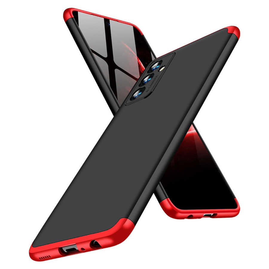 Galaxy M23 Kılıf Zore Ays Kapak Siyah-Gri