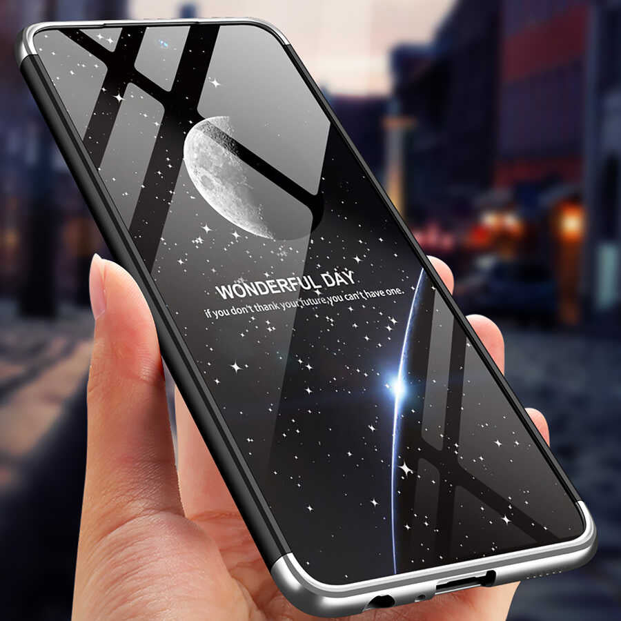 Galaxy M23 Kılıf Zore Ays Kapak Siyah-Gri