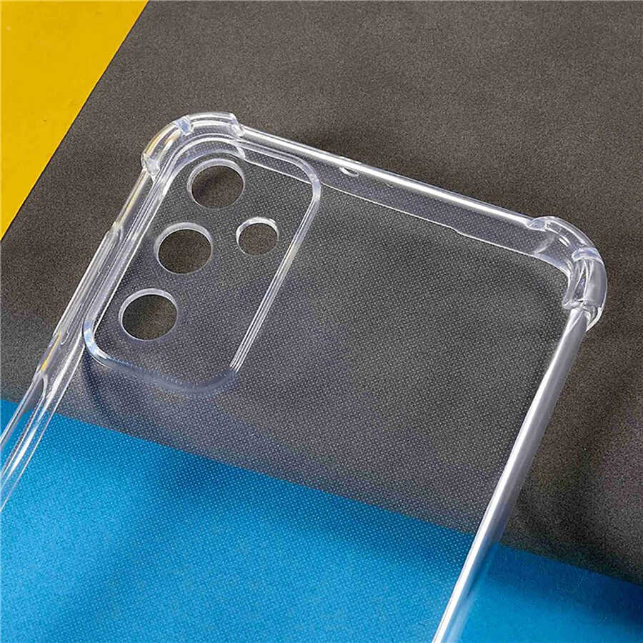 Galaxy M23 Kılıf Zore Kamera Korumalı Nitro Anti Shock Silikon Renksiz