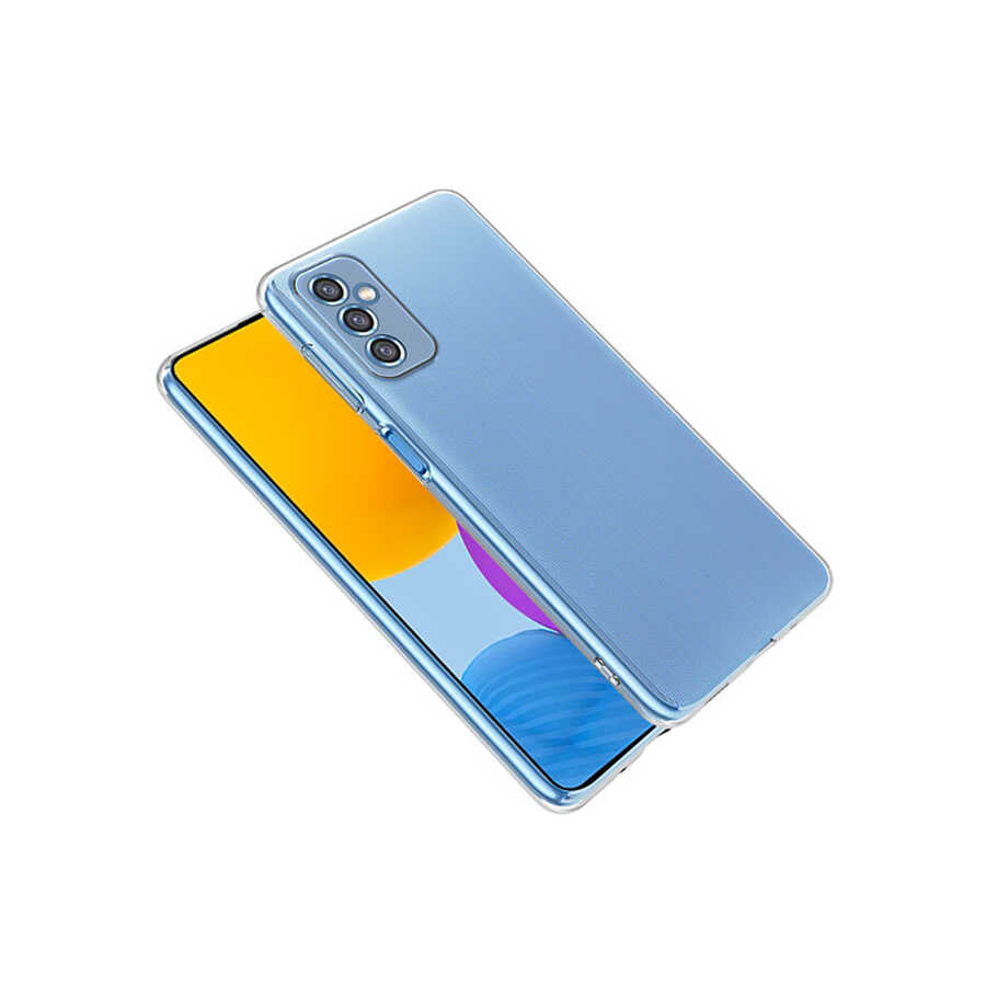 Galaxy M23 Kılıf Zore Kamera Korumalı Süper Silikon Kapak Renksiz