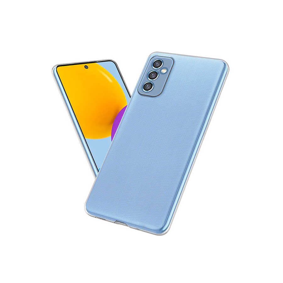 Galaxy M23 Kılıf Zore Kamera Korumalı Süper Silikon Kapak Renksiz
