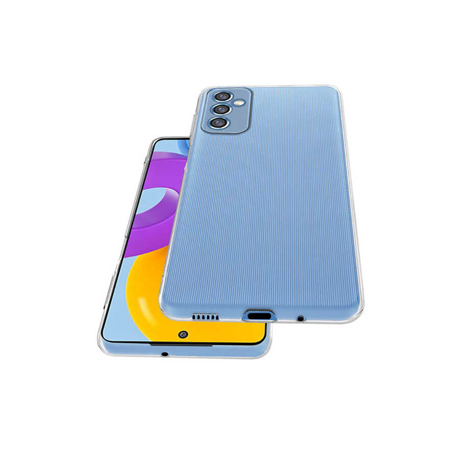 Galaxy M23 Kılıf Zore Kamera Korumalı Süper Silikon Kapak Renksiz