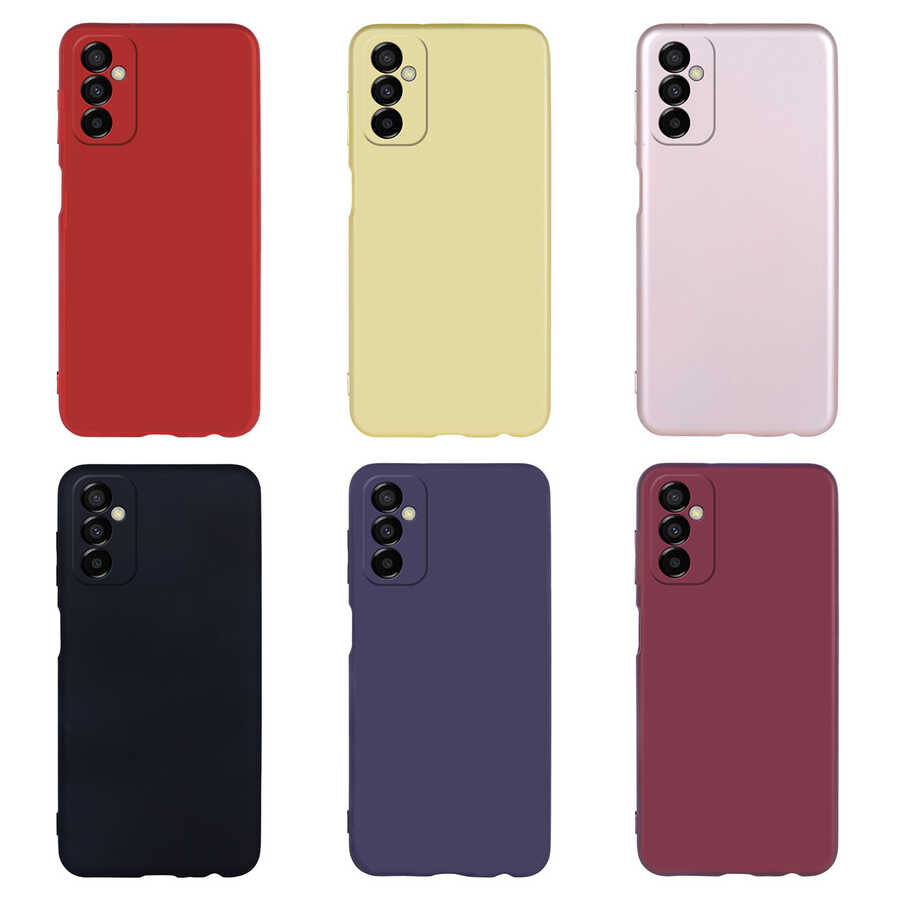 Galaxy M23 Kılıf Zore Premier Silikon Kapak Lacivert