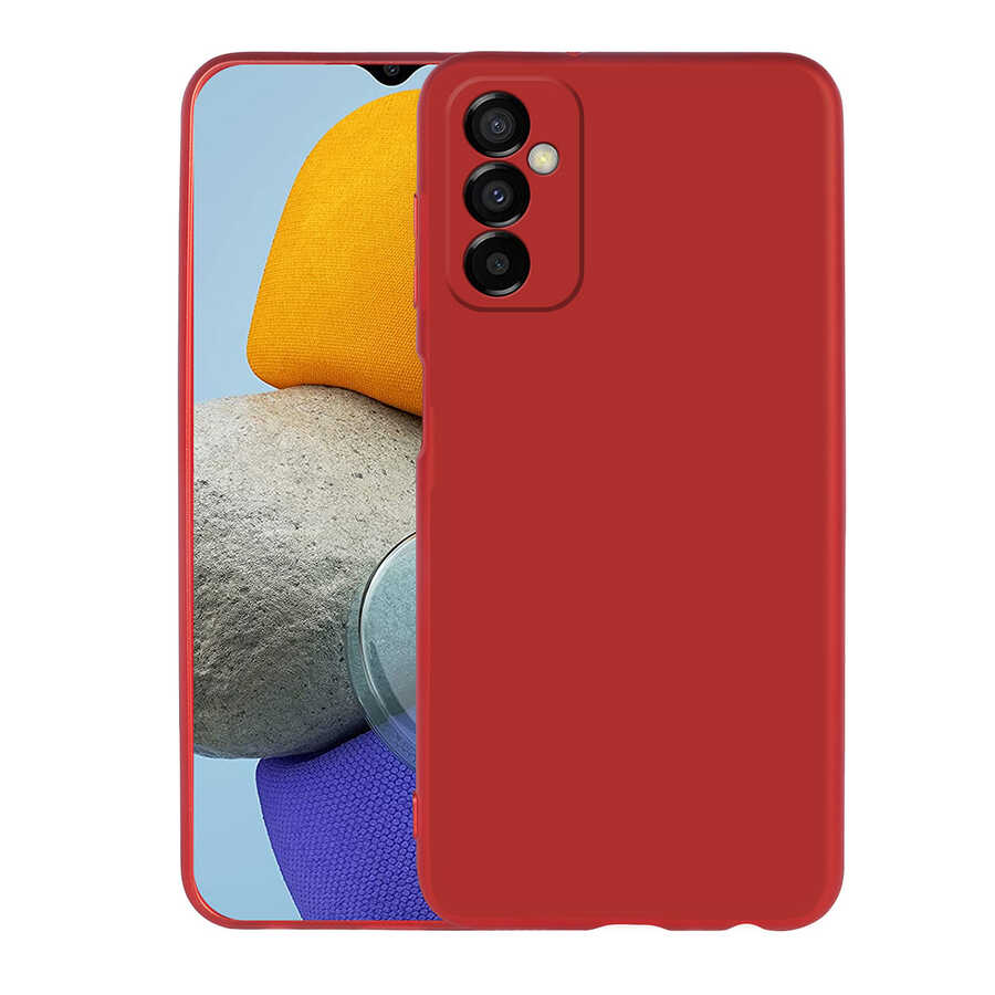 Galaxy M23 Kılıf Zore Premier Silikon Kapak Kırmızı