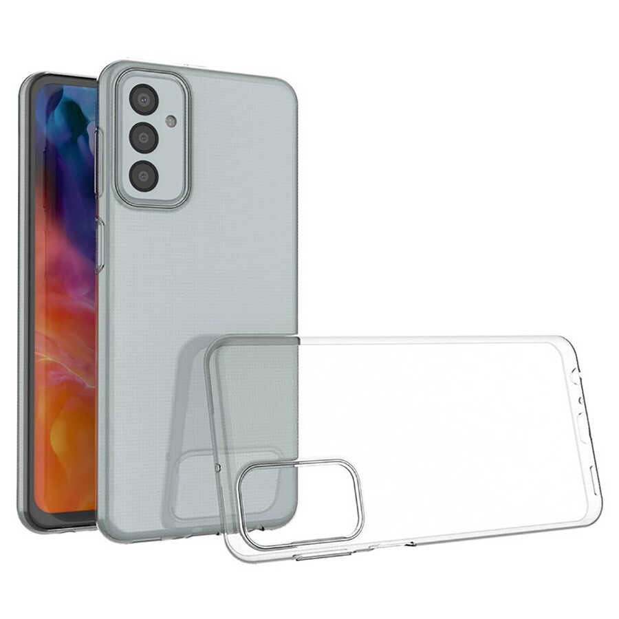 Galaxy M23 Kılıf Zore Süper Silikon Kapak Renksiz