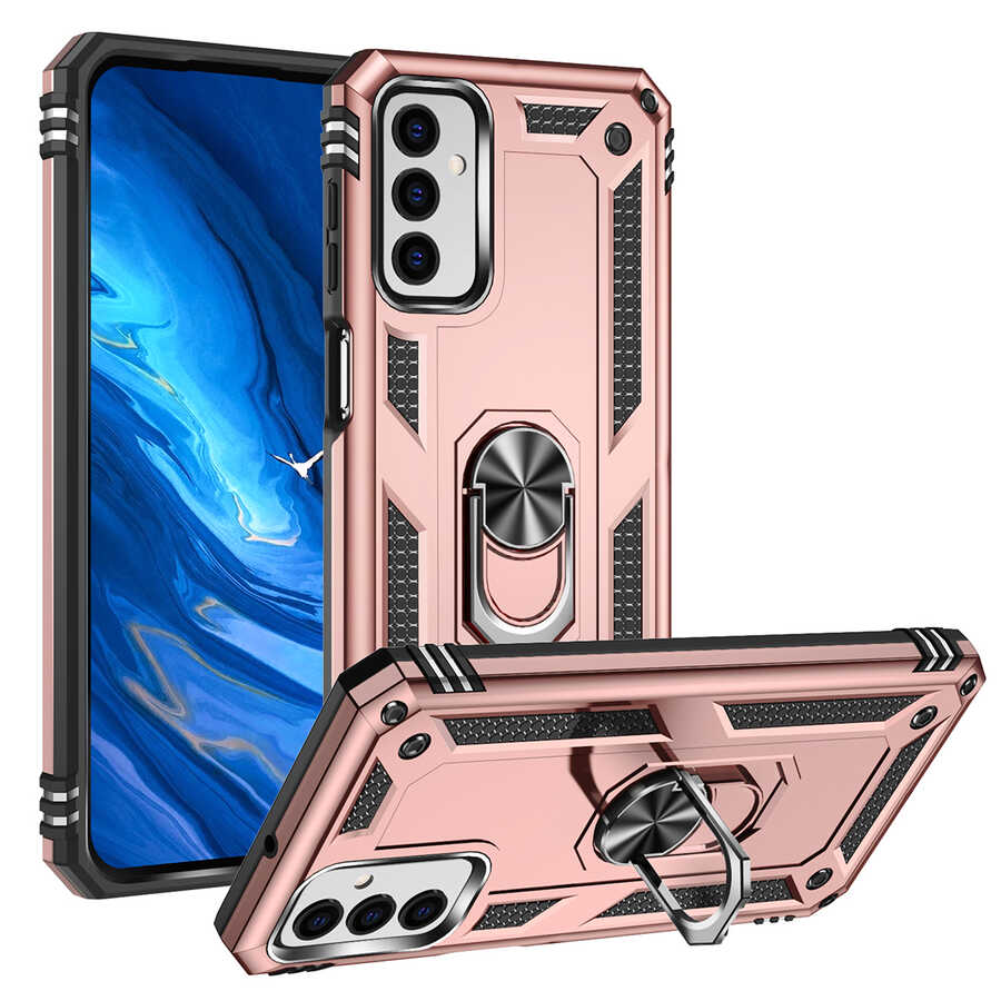 Galaxy M23 Kılıf Zore Vega Kapak Kırmızı