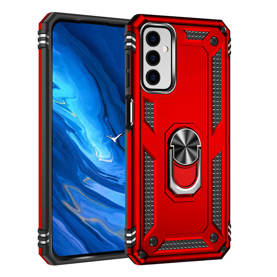 Galaxy M23 Kılıf Zore Vega Kapak Kırmızı