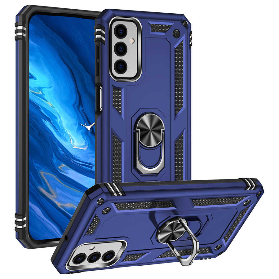 Galaxy M23 Kılıf Zore Vega Kapak Mavi