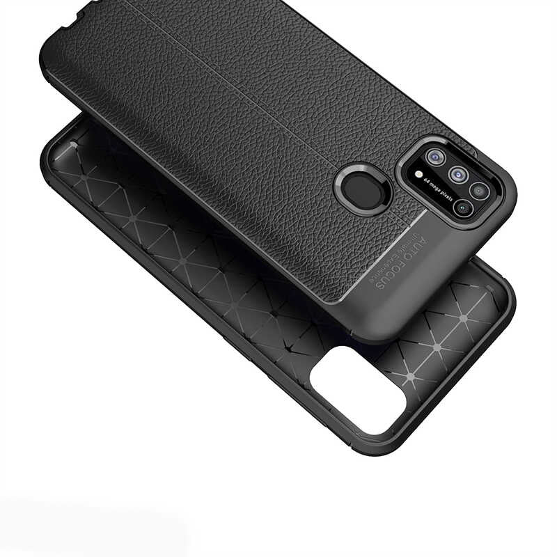 Galaxy M31 Kılıf Zore Niss Silikon Kapak Kırmızı