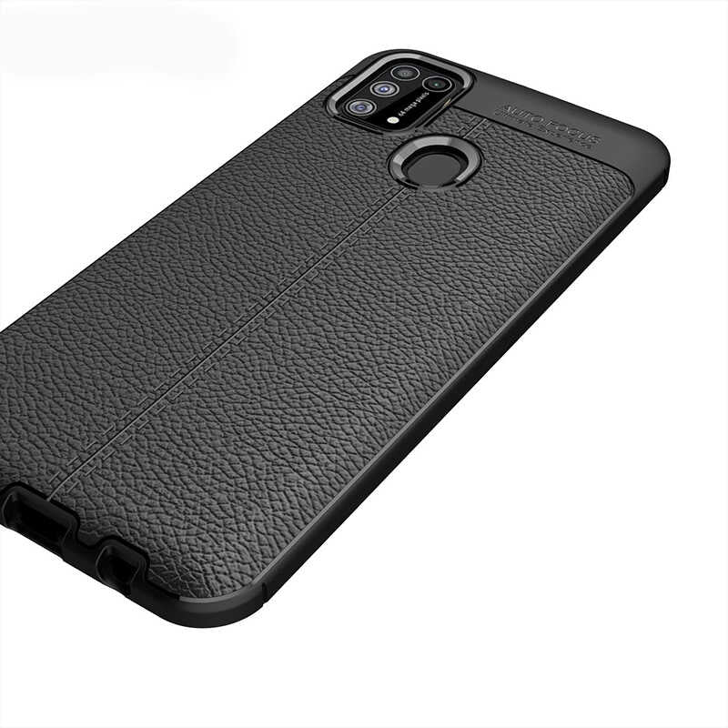 Galaxy M31 Kılıf Zore Niss Silikon Kapak Lacivert