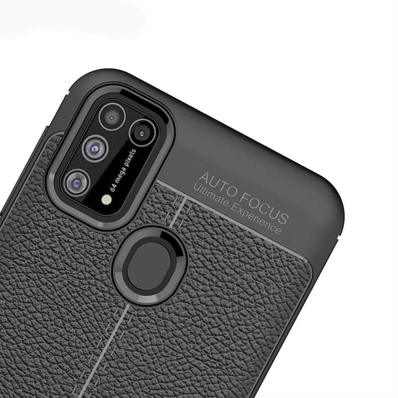 Galaxy M31 Kılıf Zore Niss Silikon Kapak Lacivert