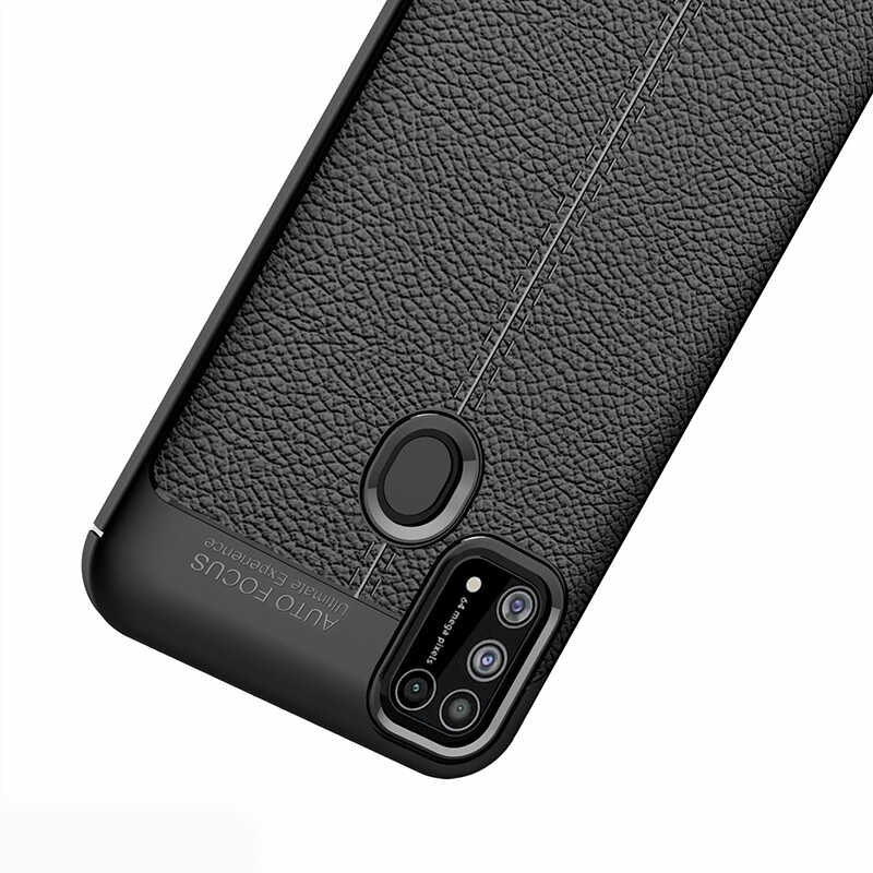 Galaxy M31 Kılıf Zore Niss Silikon Kapak Kırmızı