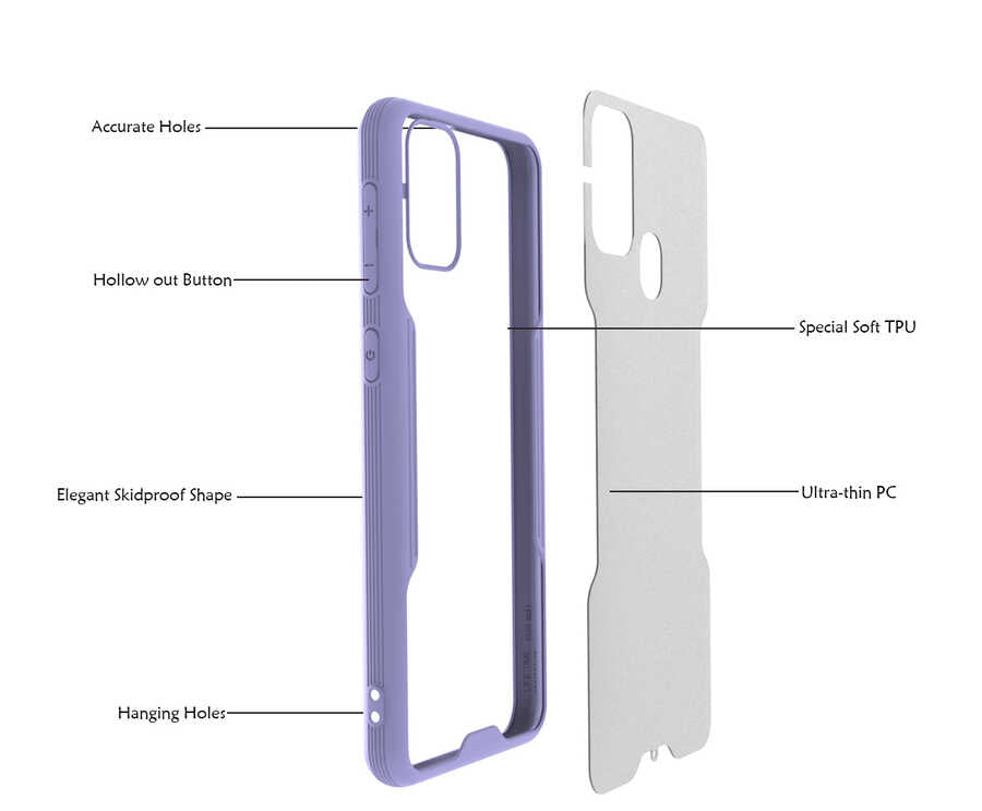 Galaxy M31 Kılıf Zore Parfe Kapak Koyu Yeşil