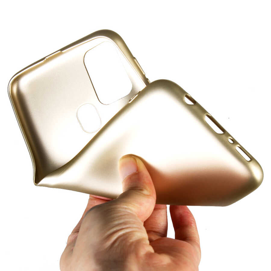 Galaxy M31 Kılıf Zore Premier Silikon Kapak Gold