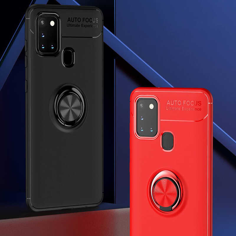 Galaxy M31 Kılıf Zore Ravel Silikon Kapak Mavi