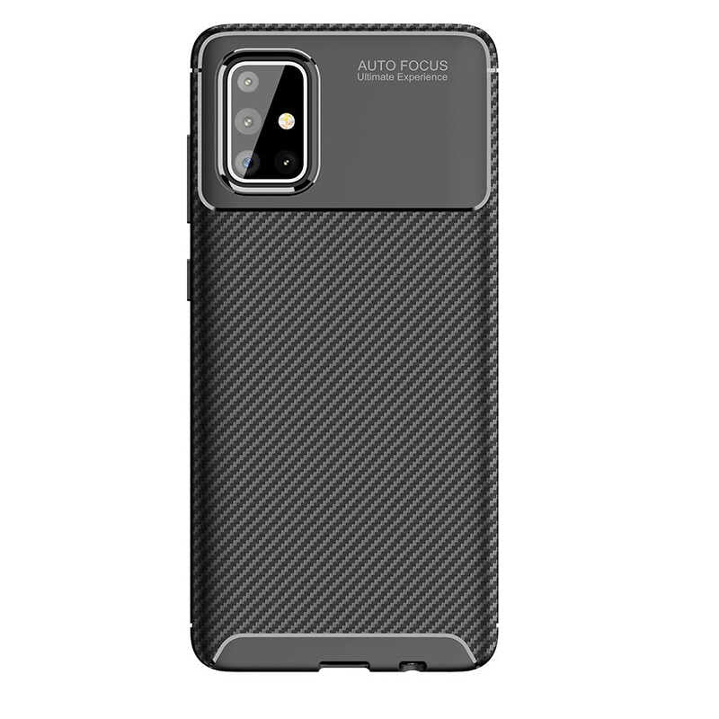 Galaxy M31S Kılıf Zore Negro Silikon Kapak Lacivert