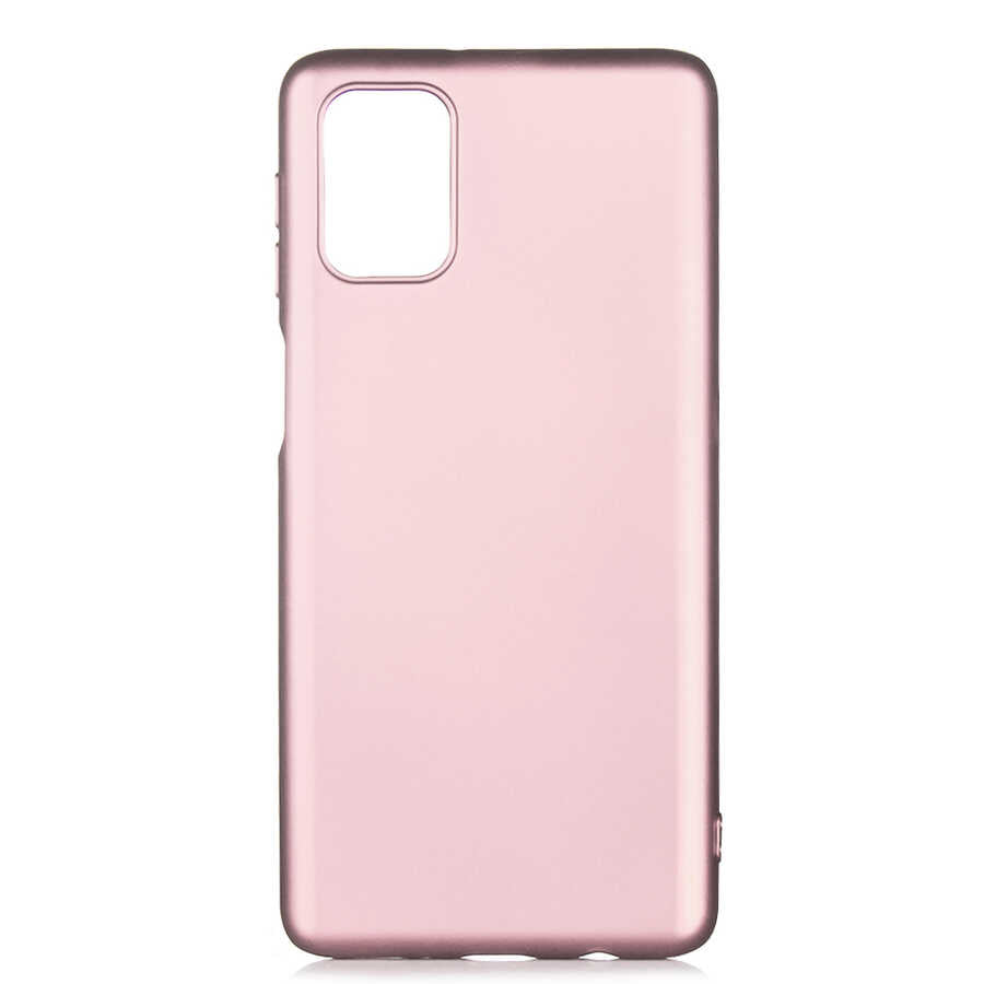 Galaxy M31S Kılıf Zore Premier Silikon Kapak Rose Gold