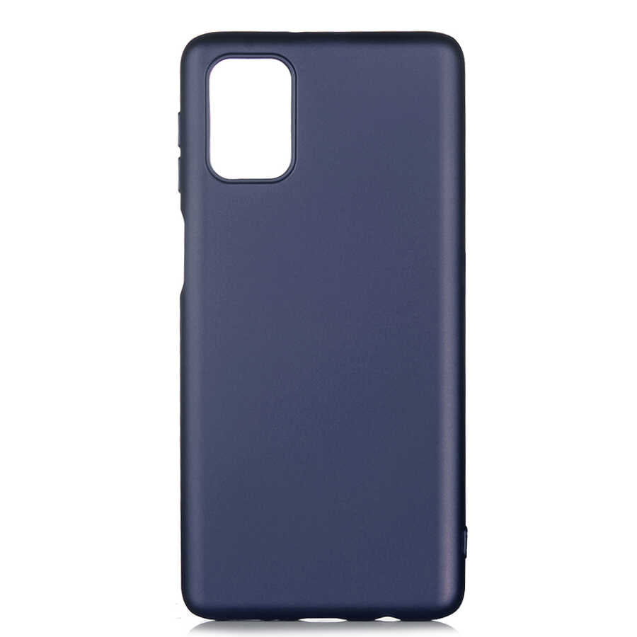 Galaxy M31S Kılıf Zore Premier Silikon Kapak Lacivert