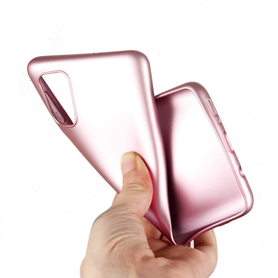 Galaxy M31S Kılıf Zore Premier Silikon Kapak Mürdüm