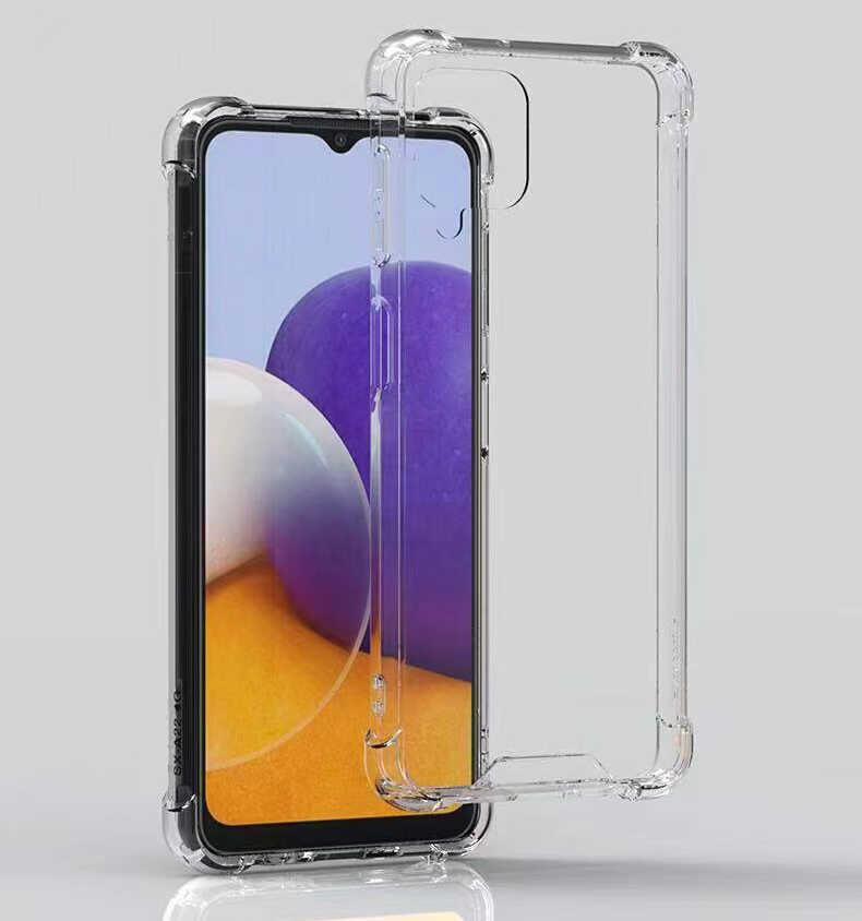 Galaxy M32 Kılıf Zore Nitro Anti Shock Silikon Renksiz