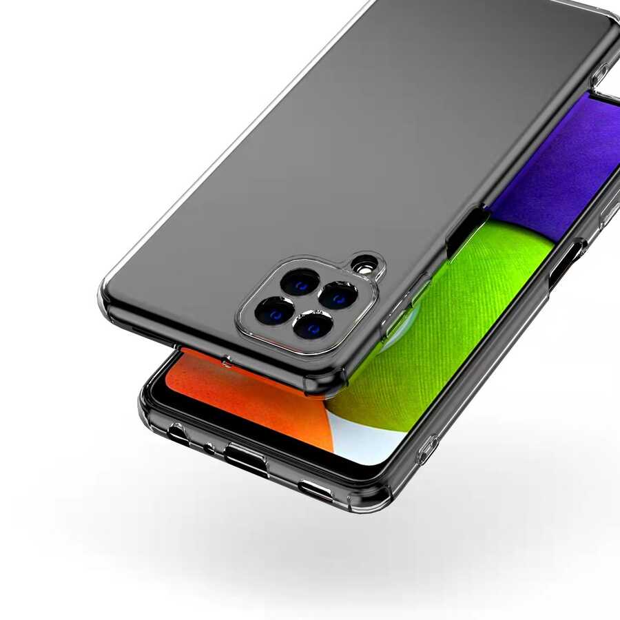 Galaxy M33 Kılıf Zore Kamera Korumalı Süper Silikon Kapak Renksiz