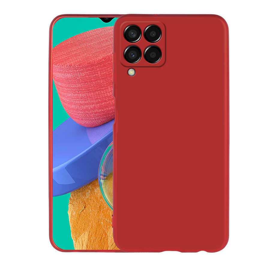 Galaxy M33 Kılıf Zore Premier Silikon Kapak Gold