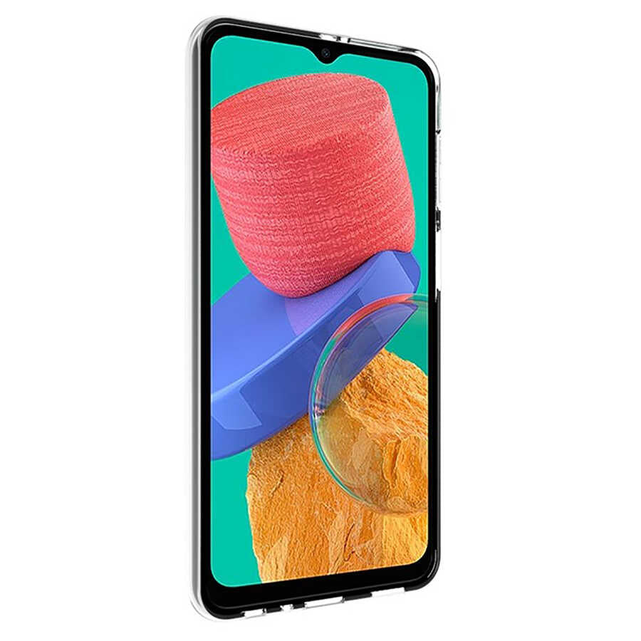Galaxy M33 Kılıf Zore Süper Silikon Kapak Renksiz