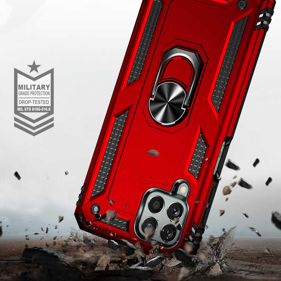 Galaxy M33 Kılıf Zore Vega Kapak Gri