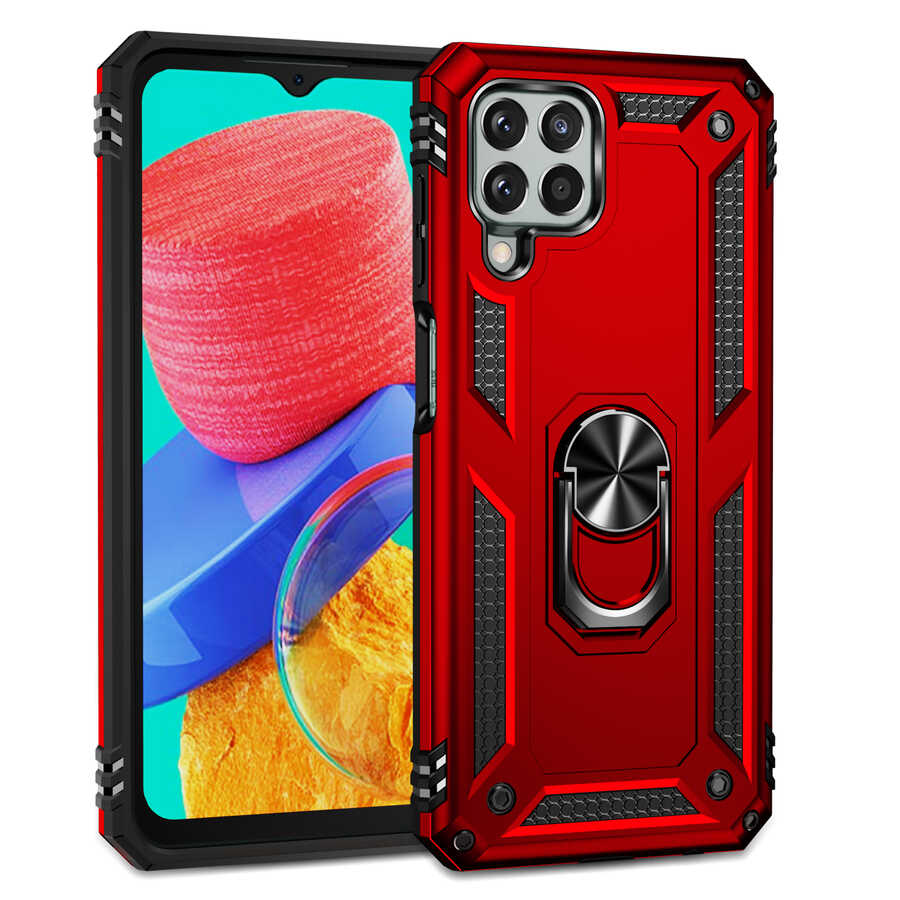Galaxy M33 Kılıf Zore Vega Kapak Mavi