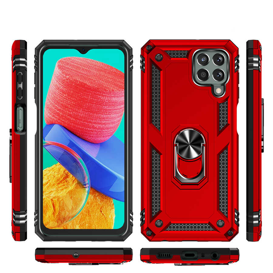 Galaxy M33 Kılıf Zore Vega Kapak Gri