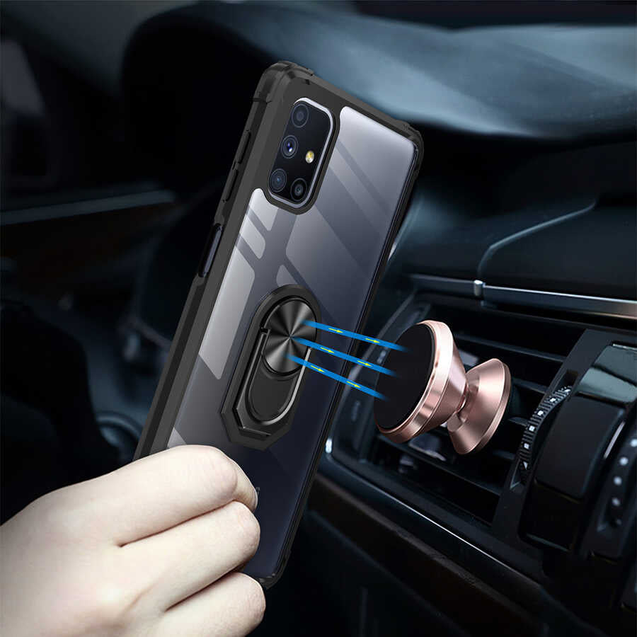 Galaxy M51 Kılıf Zore Mola Kapak Siyah