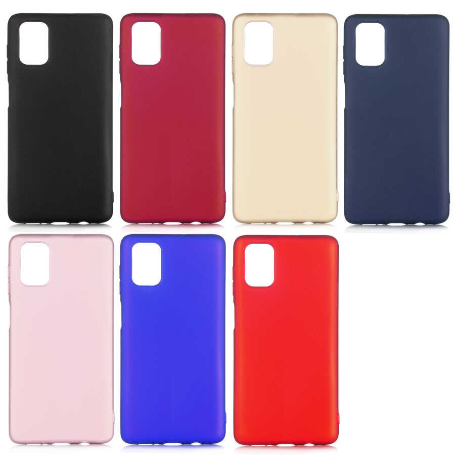 Galaxy M51 Kılıf Zore Premier Silikon Kapak Siyah