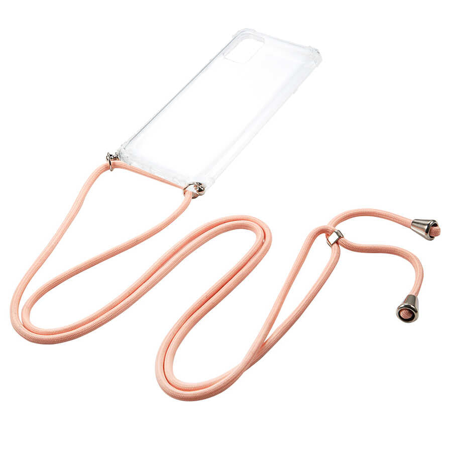 Galaxy M51 Kılıf Zore X-Rop Kapak Renksiz