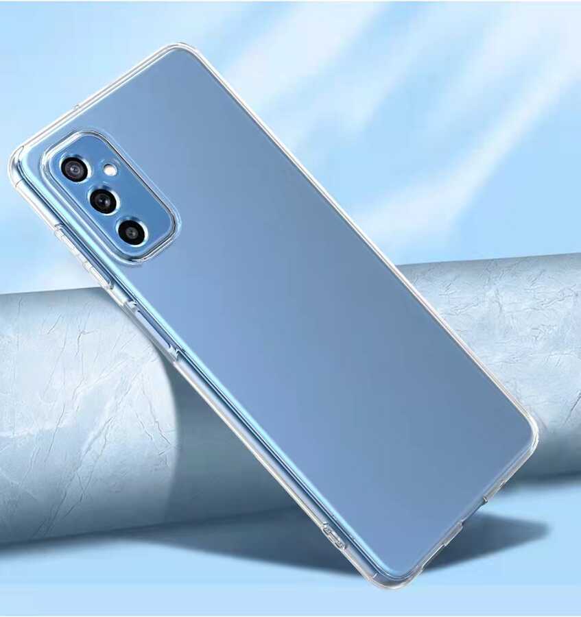 Galaxy M52 Kılıf Zore Kamera Korumalı Süper Silikon Kapak Renksiz