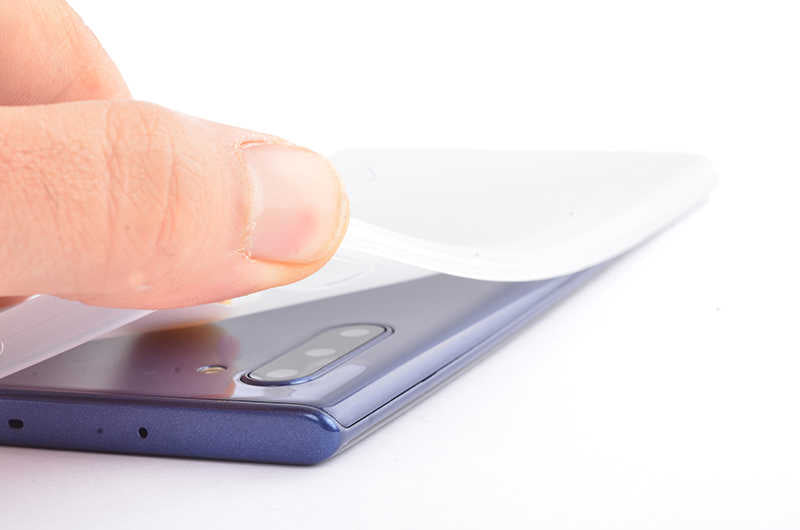 Galaxy Note 10 Kılıf Zore 1.Kalite PP Silikon Beyaz