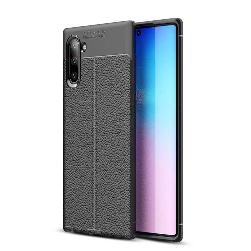 Galaxy Note 10 Kılıf Zore Niss Silikon Kapak Lacivert