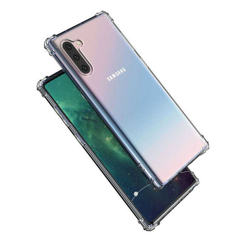 Galaxy Note 10 Kılıf Zore Nitro Anti Shock Silikon Renksiz
