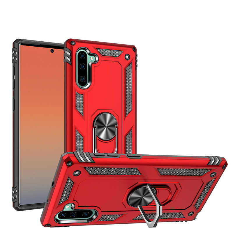 Galaxy Note 10 Kılıf Zore Vega Kapak Siyah