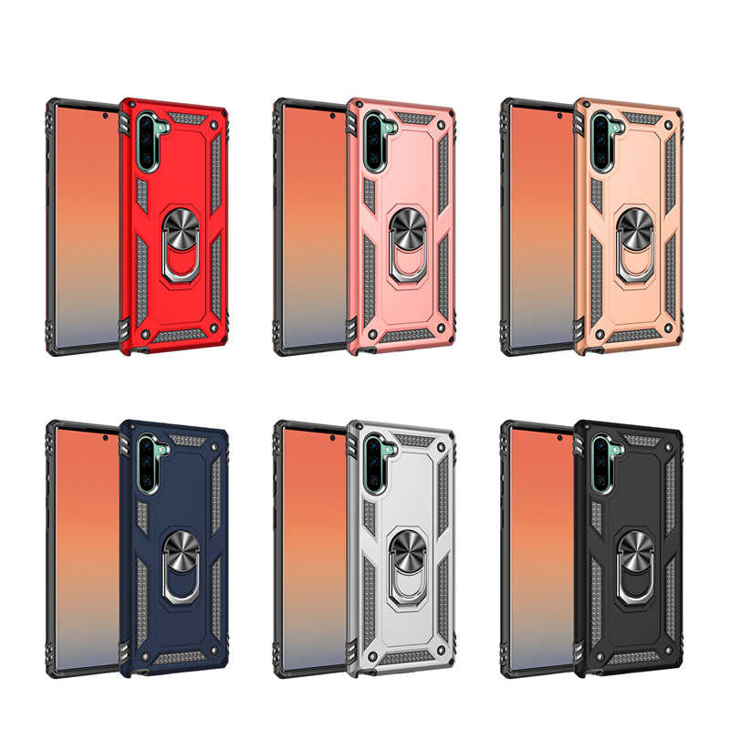 Galaxy Note 10 Kılıf Zore Vega Kapak Siyah