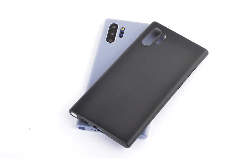 Galaxy Note 10 Plus Kılıf Zore 1.Kalite PP Silikon Beyaz