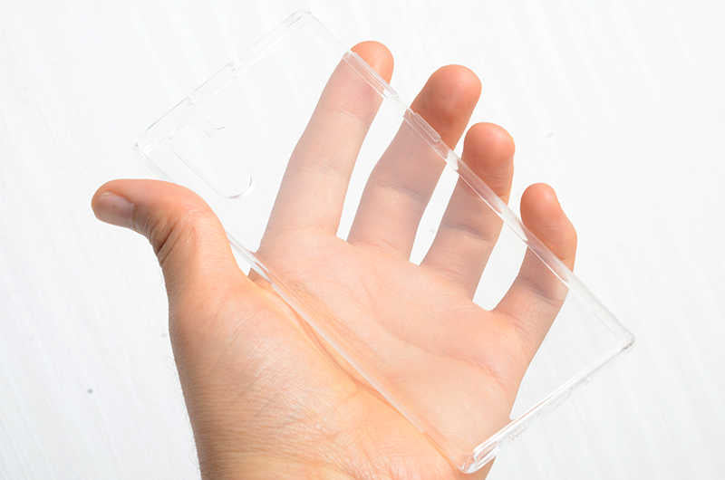 Galaxy Note 10 Kılıf Zore İmax Silikon Renksiz