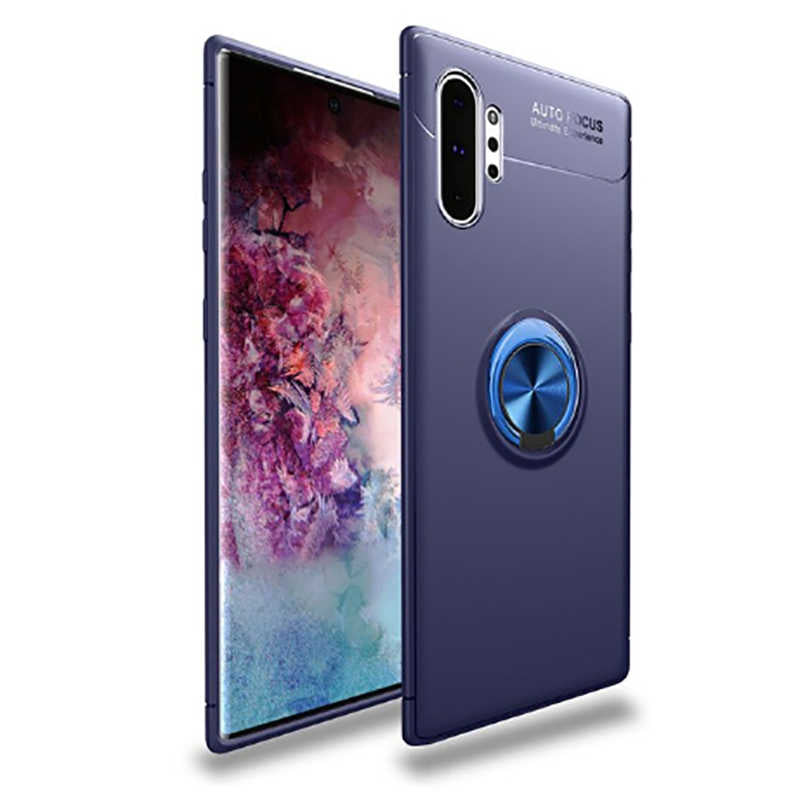 Galaxy Note 10 Plus Kılıf Zore Ravel Silikon Kapak Siyah-Kırmızı