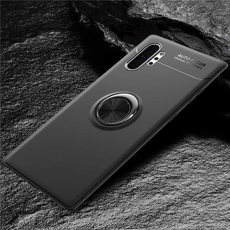 Galaxy Note 10 Plus Kılıf Zore Ravel Silikon Kapak Siyah