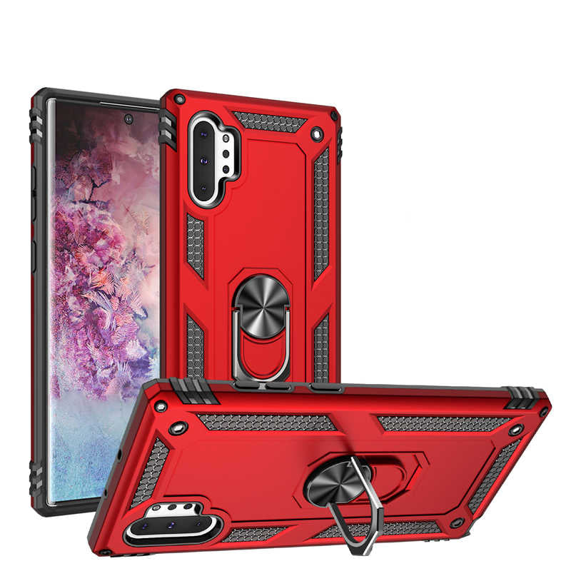 Galaxy Note 10 Plus Kılıf Zore Vega Kapak Kırmızı
