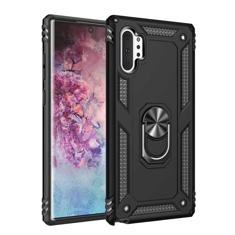 Galaxy Note 10 Plus Kılıf Zore Vega Kapak Siyah