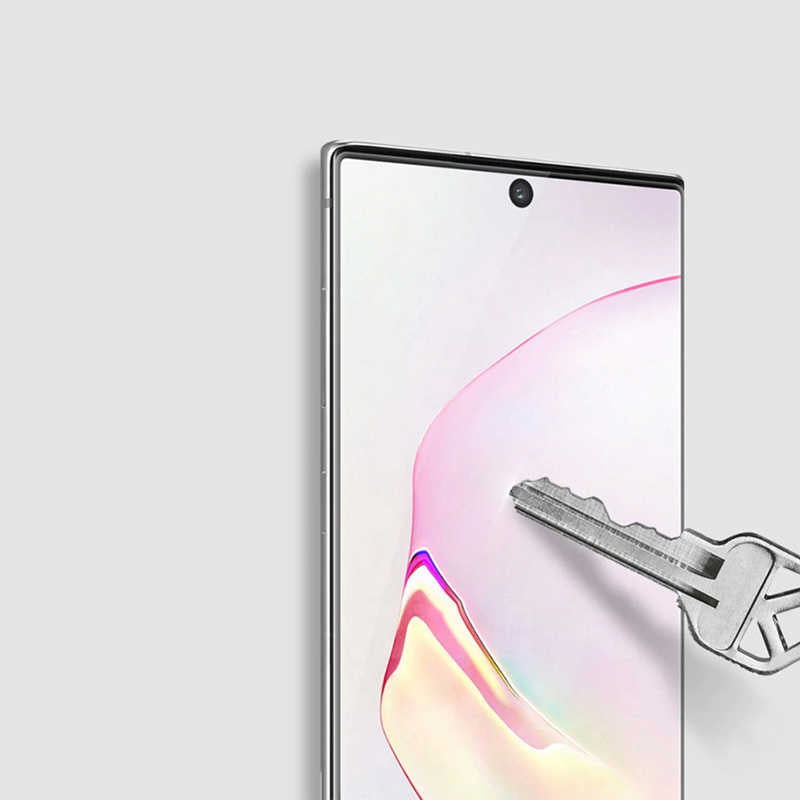 Galaxy Note 10 Plus Zore Süper Pet Ekran Koruyucu Jelatin Siyah