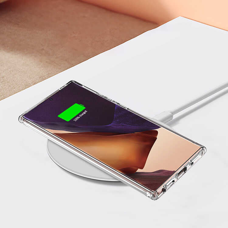 Galaxy Note 20 Ultra Kılıf Zore 2mm Anti Shock Silikon Renksiz