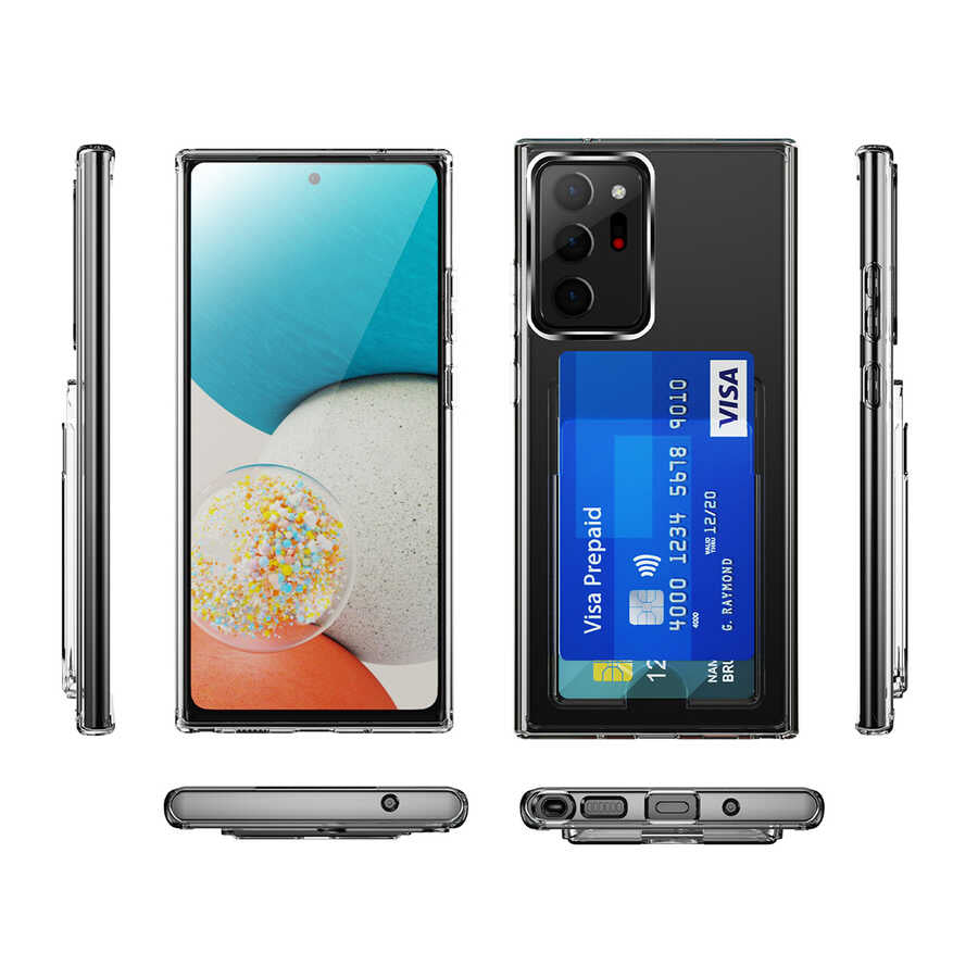Galaxy Note 20 Ultra Kılıf Zore Ensa Kapak Renksiz