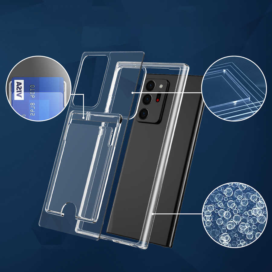 Galaxy Note 20 Ultra Kılıf Zore Ensa Kapak Renksiz
