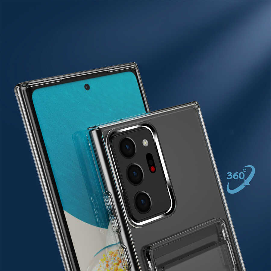 Galaxy Note 20 Ultra Kılıf Zore Ensa Kapak Renksiz